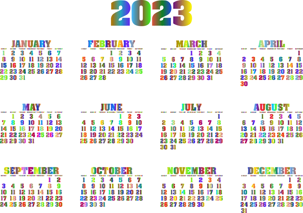 2023. évi munkaszüneti-, és pihenőnapok